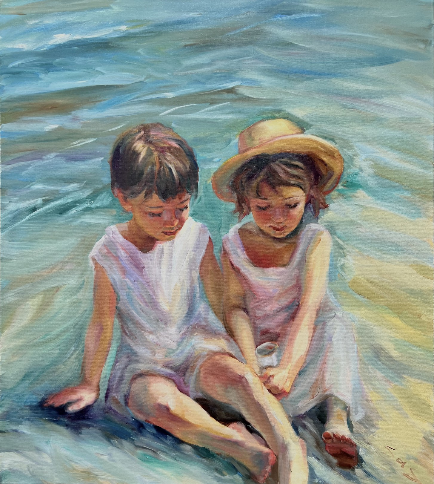 Liubou Sas, Children on the beach Liubou Sas, Children on the beach