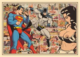 Print, Girl is mine (Superman & Batman), Kobalt