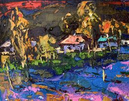 Painting, Night has come, Ivanyuk Oleksiy