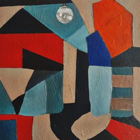 Gemälde, Midcentury Modern, Vercmagnus Estuardo Chavez