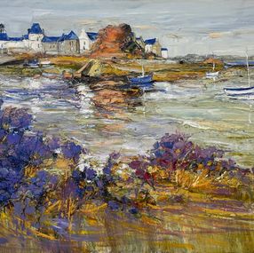 Gemälde, Rocher rose à marée basse, Jean-Paul Surin