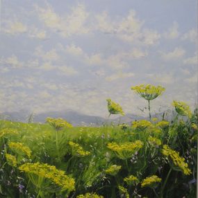 Painting, Respirer la fleur de fenouil, Brigitte Di Scala