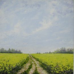 Gemälde, lorsqu'éclate la joie du colza, Brigitte Di Scala