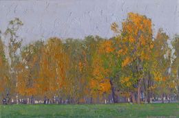 Painting, October. Park in Chamzinka, Simon Kozhin