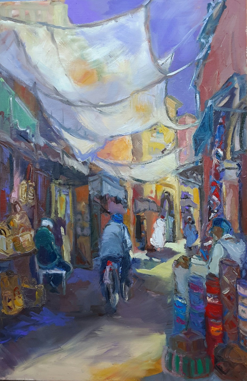 Anne Ricard, Sous les voiles (Marrakech) Anne Ricard, Sous les voiles (Marrakech)
