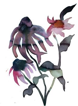 Painting, Abstract Floral No. 17, Elizabeth Becker