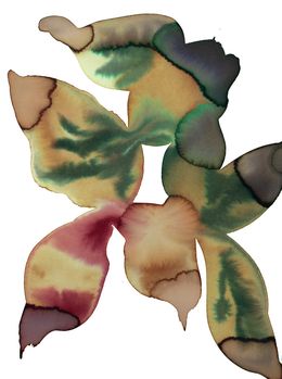 Painting, Abstract Leaves, Elizabeth Becker