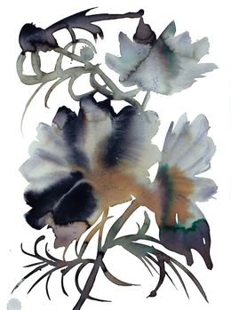 Painting, Abstract Floral No. 13, Elizabeth Becker