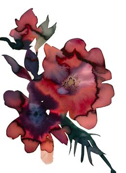 Painting, Abstract Floral No. 20, Elizabeth Becker