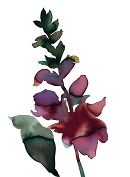 Painting, Abstract Floral No. 18, Elizabeth Becker