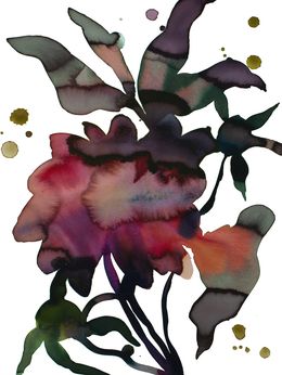 Painting, Abstract Floral No. 19, Elizabeth Becker