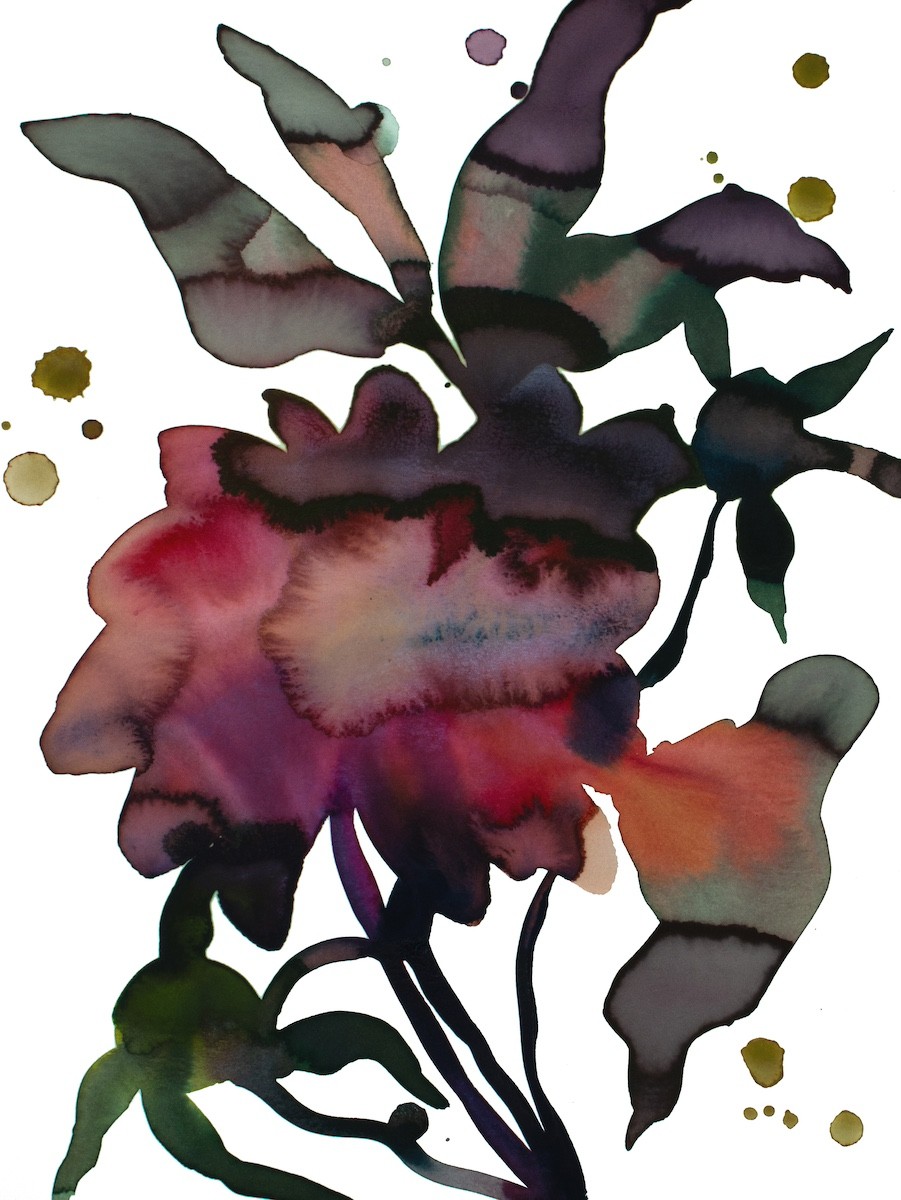 Elizabeth Becker, Abstract Floral No. 19 Elizabeth Becker, Abstract Floral No. 19