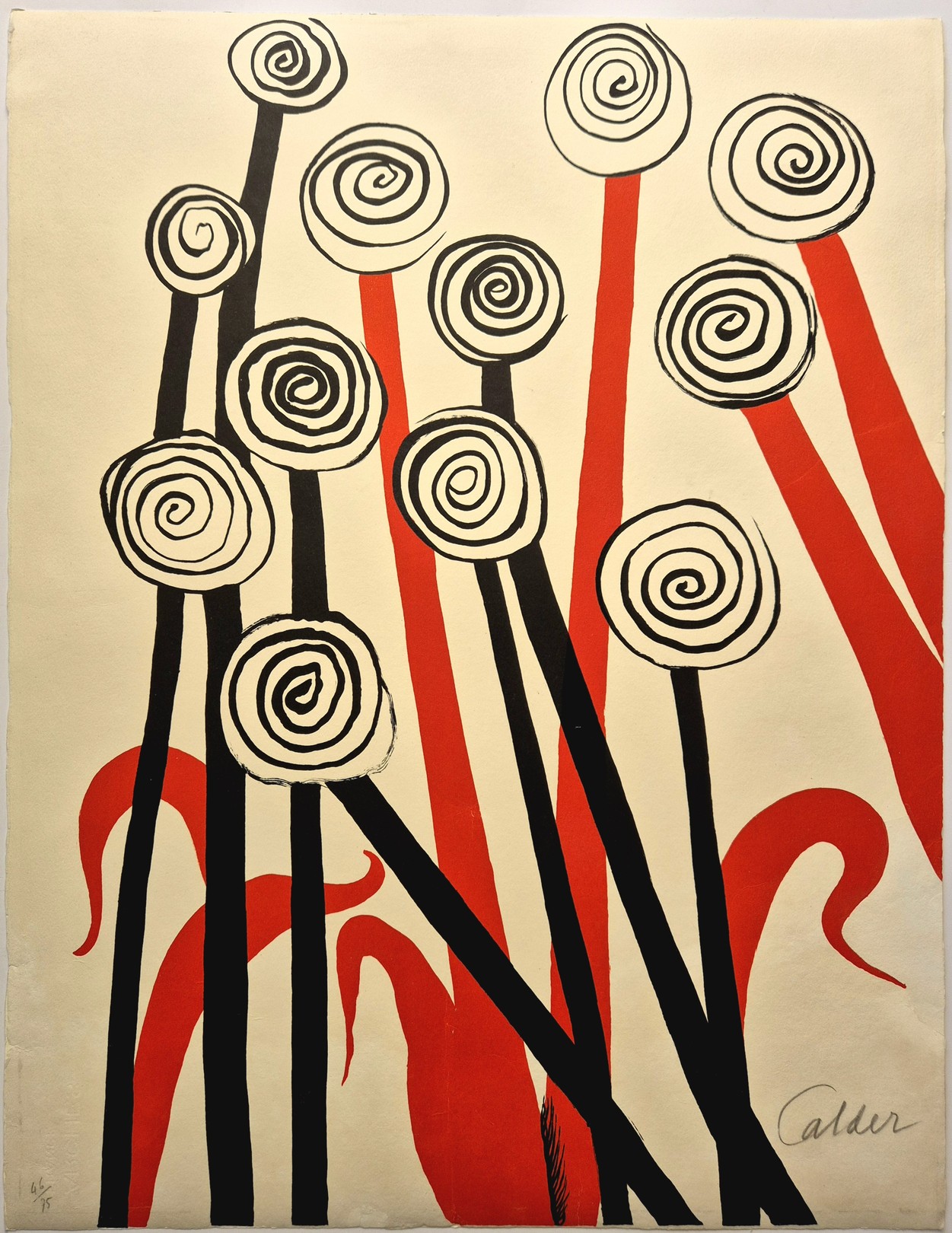 Alexander Calder, Spiral Flowers Alexander Calder, Spiral Flowers