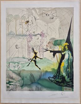 Édition, Damis' Dilemma from The Marquis de Sade, Salvador Dali