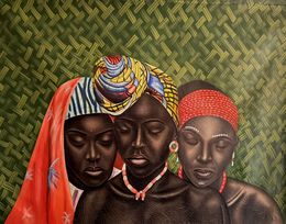 Painting, Triad, Ayotunde Ayomide