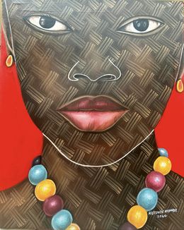 Painting, Gaze 1, Ayotunde Ayomide