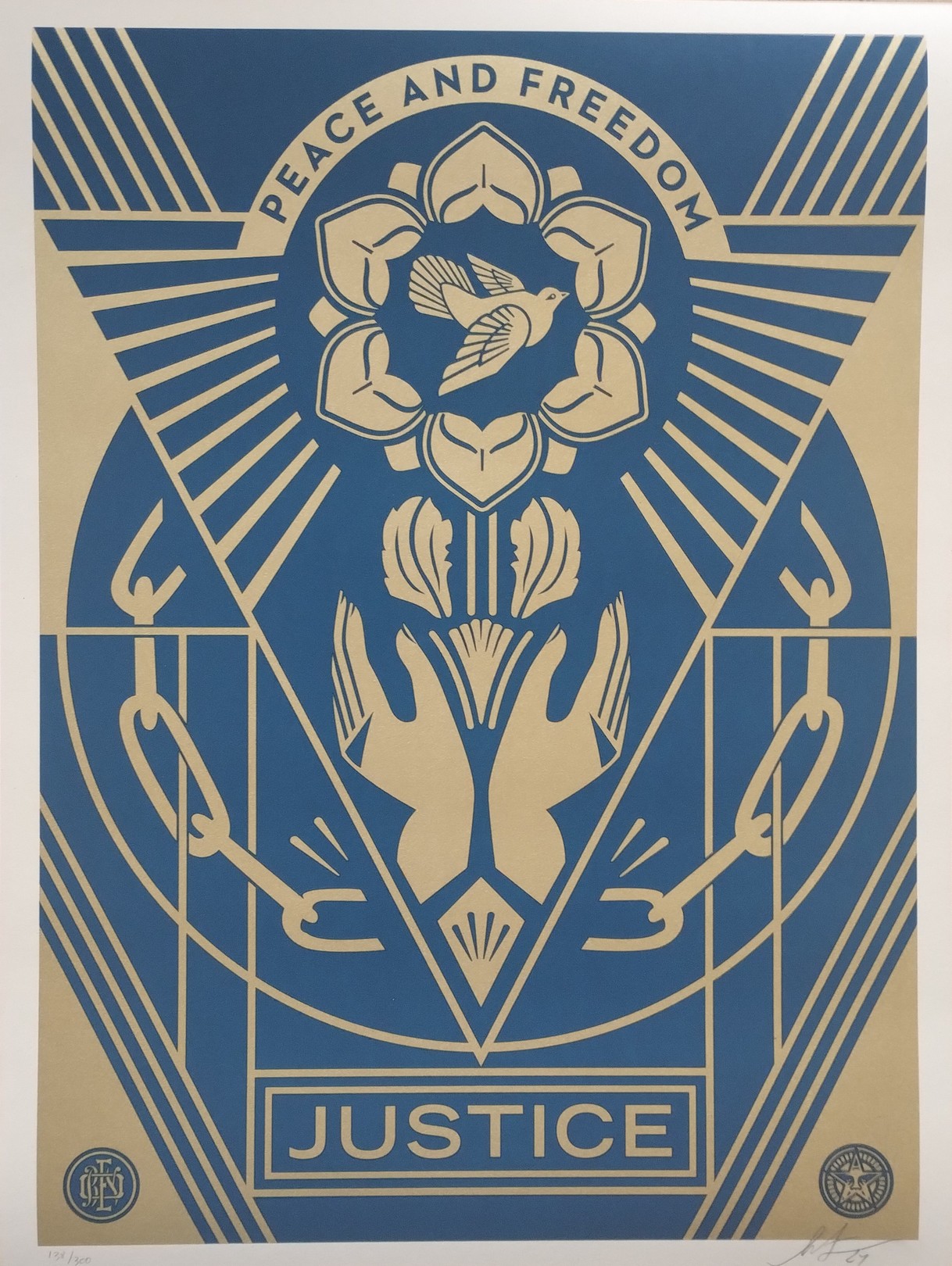 Shepard Fairey (Obey), Peace And Freedom Shepard Fairey (Obey), Peace And Freedom