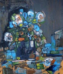 Gemälde, StillLife (Old home), Floria Rey