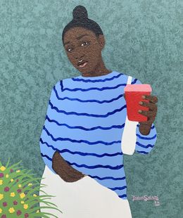 Gemälde, Blue Sleeve, Joshua Salami