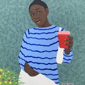 Gemälde, Blue Sleeve, Joshua Salami