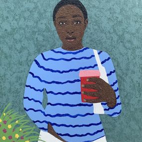 Gemälde, Blue Sleeve 2, Joshua Salami