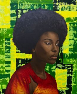 Painting, Where Silence Meets Soul, Adebayo Taiwo