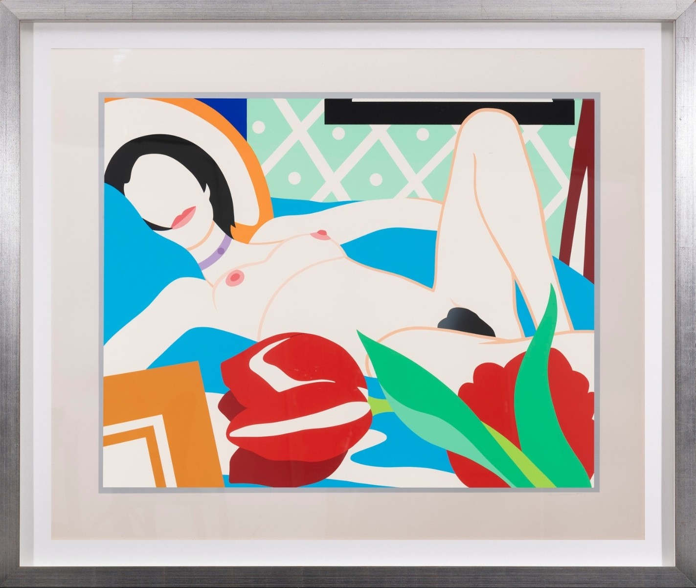 Tom Wesselmann, Monica with Tulips Tom Wesselmann, Monica with Tulips