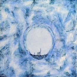 Painting, Habiter le ciel, Christine Marie Nobre