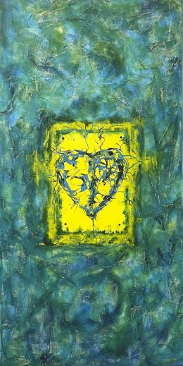 Painting, Le coeur a ses raisons, Christine Marie Nobre