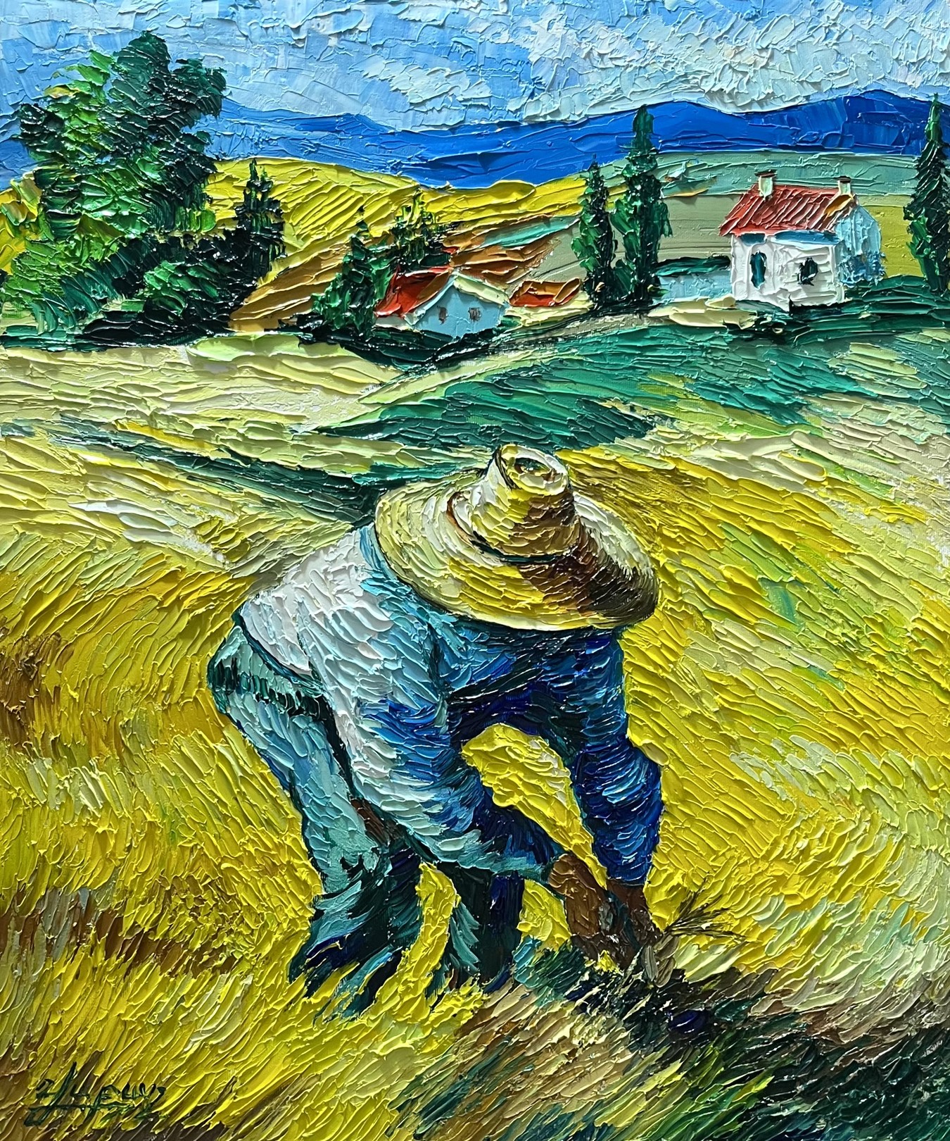 Vahe Bagumyan, Farmer in the Golden Fields Vahe Bagumyan, Farmer in the Golden Fields