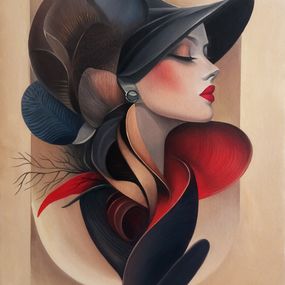 Peinture, The Lady in Noir, Tamar Nazaryan