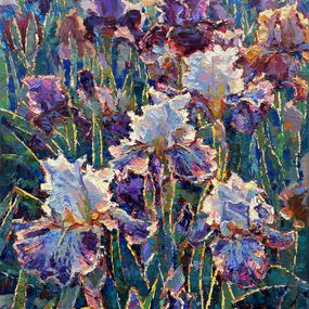 Gemälde, Irises, Evgeny Chernyakovsky
