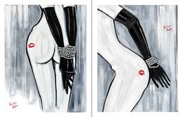 Print, Diptych: Pearl Hostages (Giclée Prints), Kristina Mallen