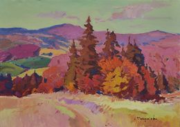 Painting, Pink Autumn, Alexander Shandor
