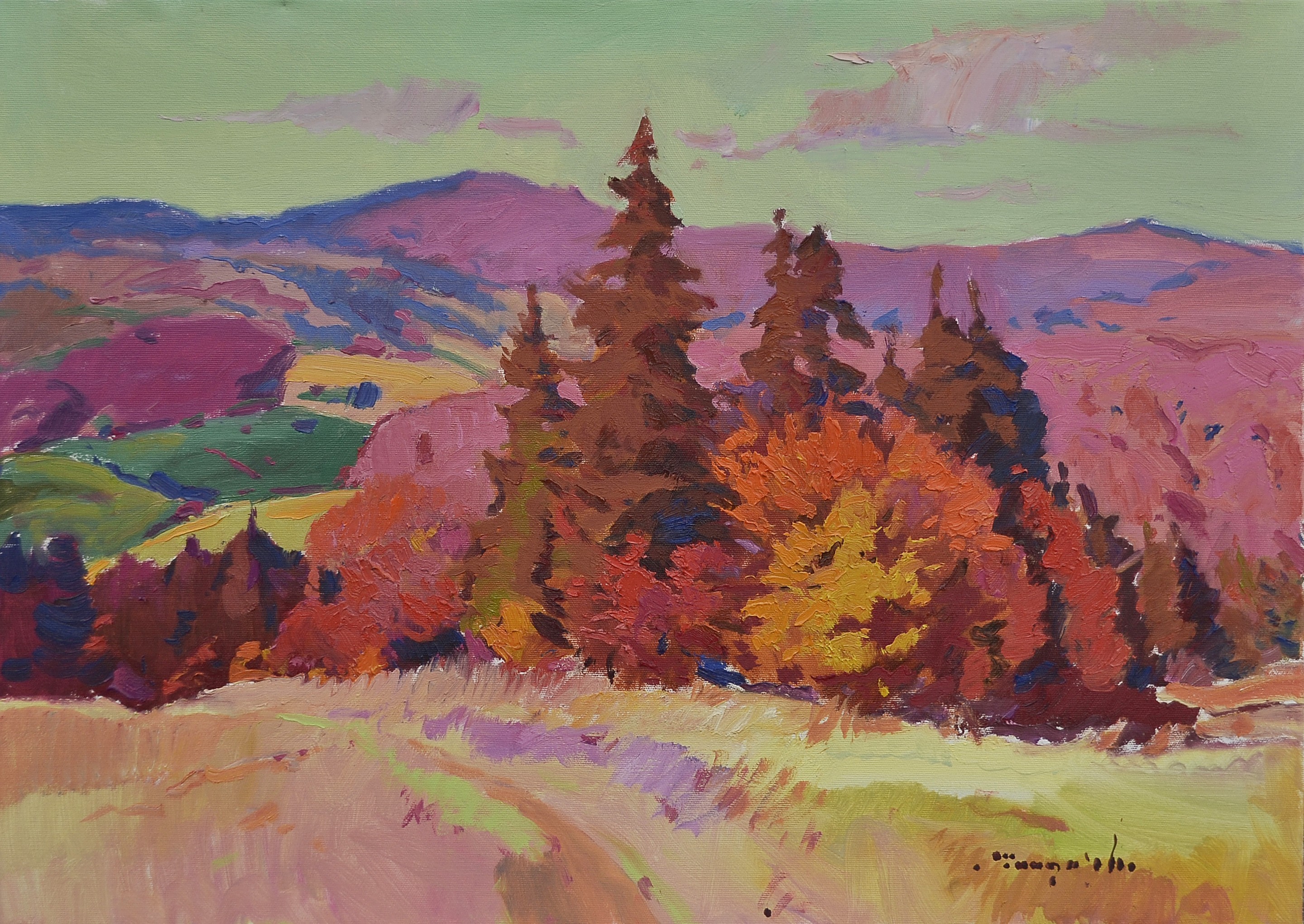 Alexander Shandor, Pink Autumn Alexander Shandor, Pink Autumn