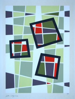 Print, Composition abstrait, Jean Leppien