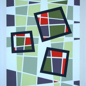 Drucke, Composition abstrait, Jean Leppien
