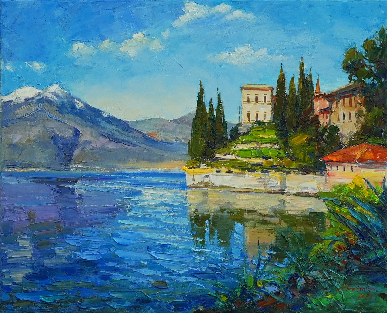 Alisa Onipchenko-Cherniakovska, Lake Como Alisa Onipchenko-Cherniakovska, Lake Como