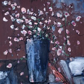Painting, StillLife with springflowers, Floria Rey