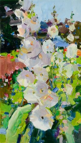 Painting, Mallows in light, Yehor Dulin