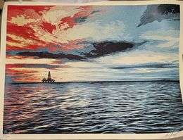 Drucke, Ocean Wave, Shepard Fairey (Obey)