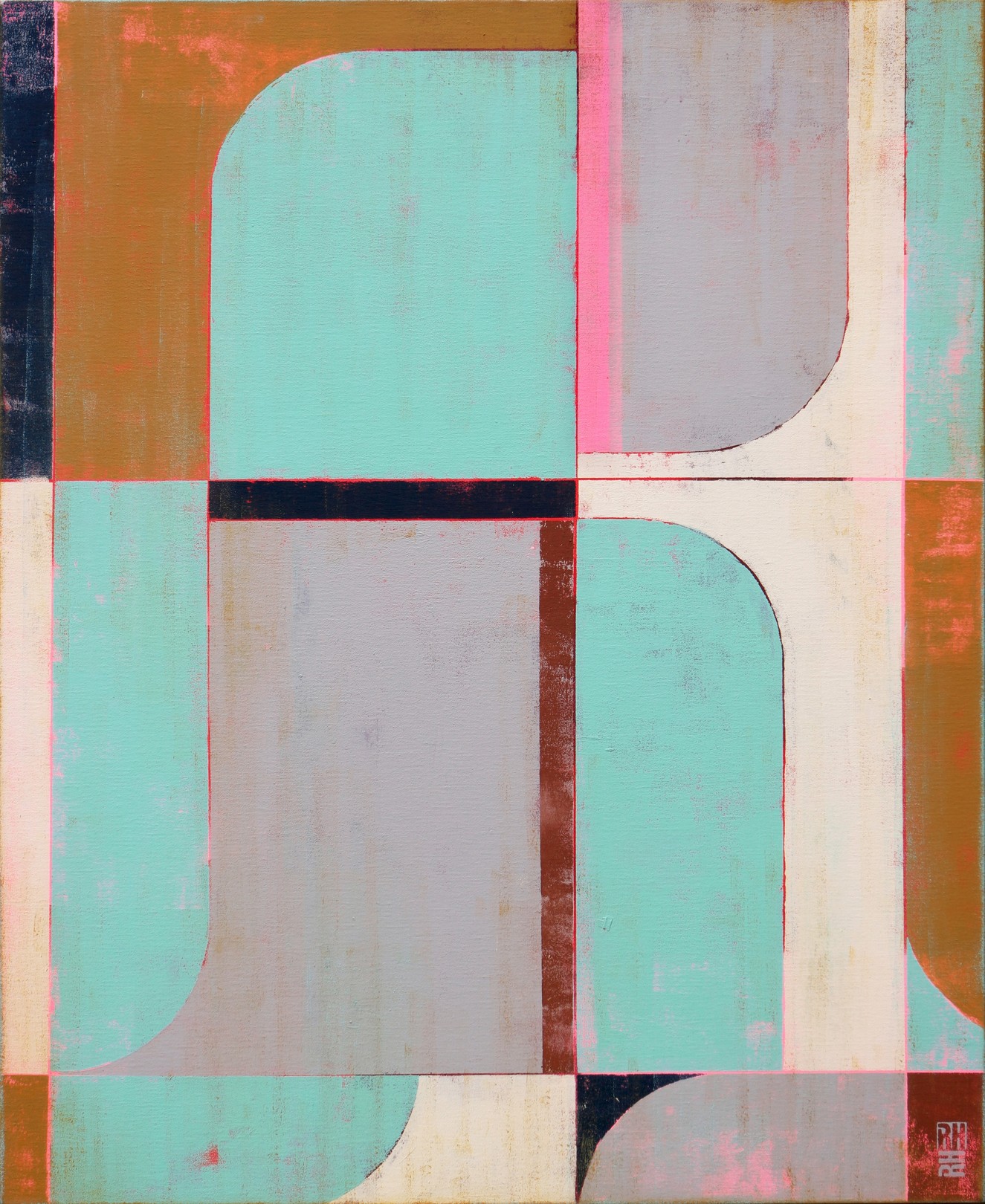 Ronald Hunter, Circle in Circle Mint Ronald Hunter, Circle in Circle Mint