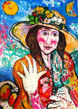 Peinture, Anémone, Niala