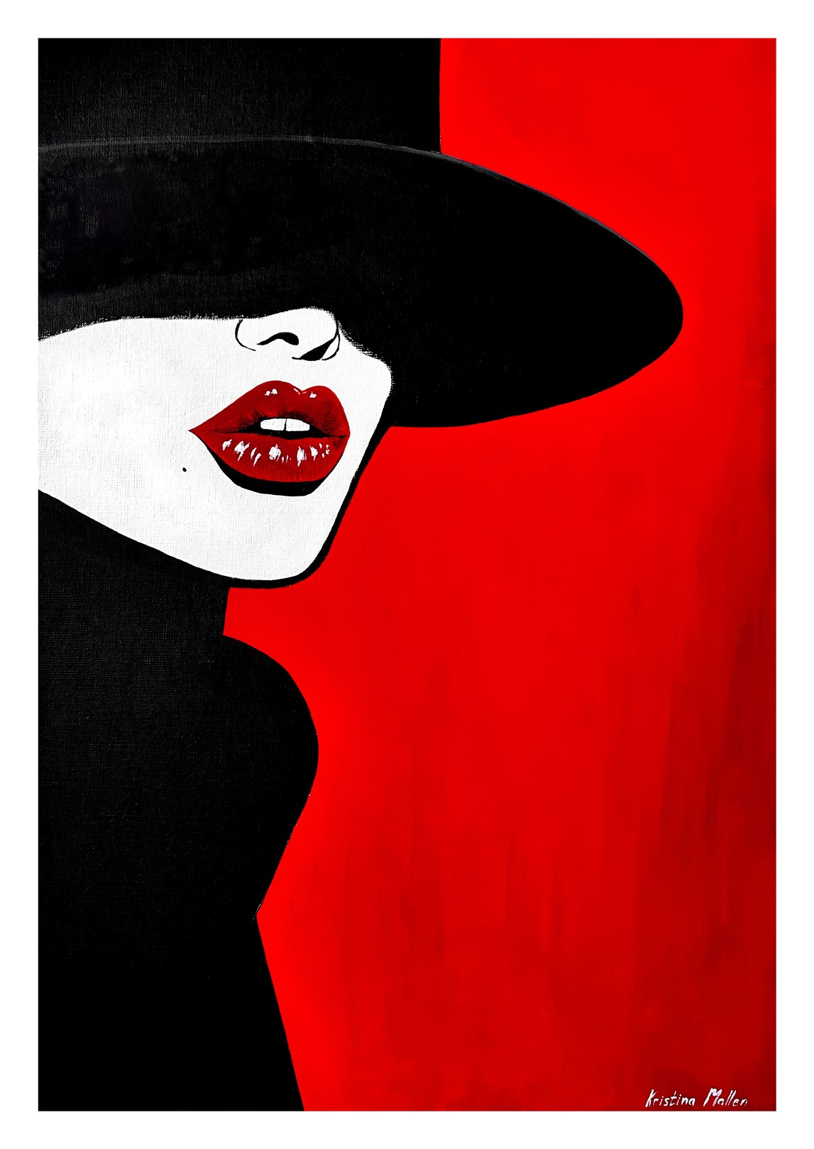 Kristina Mallen, Encore un Demi Mot (Giclée Print) Kristina Mallen, Encore un Demi Mot (Giclée Print)