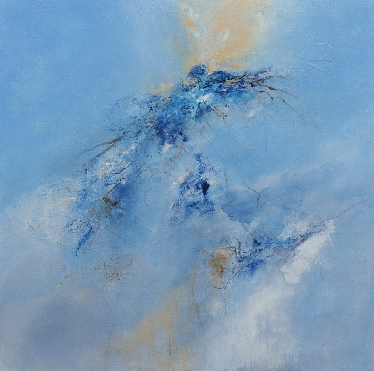 Sandrine Belmont, L'espace est liberté - Abstraction onirique Sandrine Belmont, L'espace est liberté - Abstraction onirique