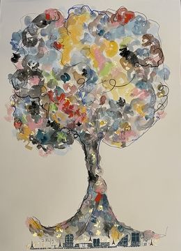 Painting, La vie en rose, Isabelle Hirtzig