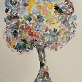 Painting, La vie en rose, Isabelle Hirtzig