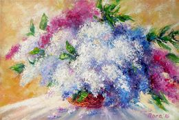 Gemälde, Lilac Morning, Eleonora Taranova