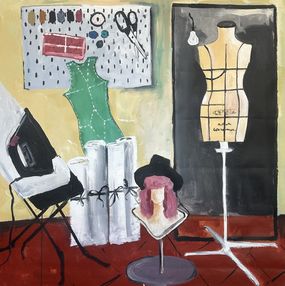 Painting, The transparent time of creation, Roxana Khonkulova