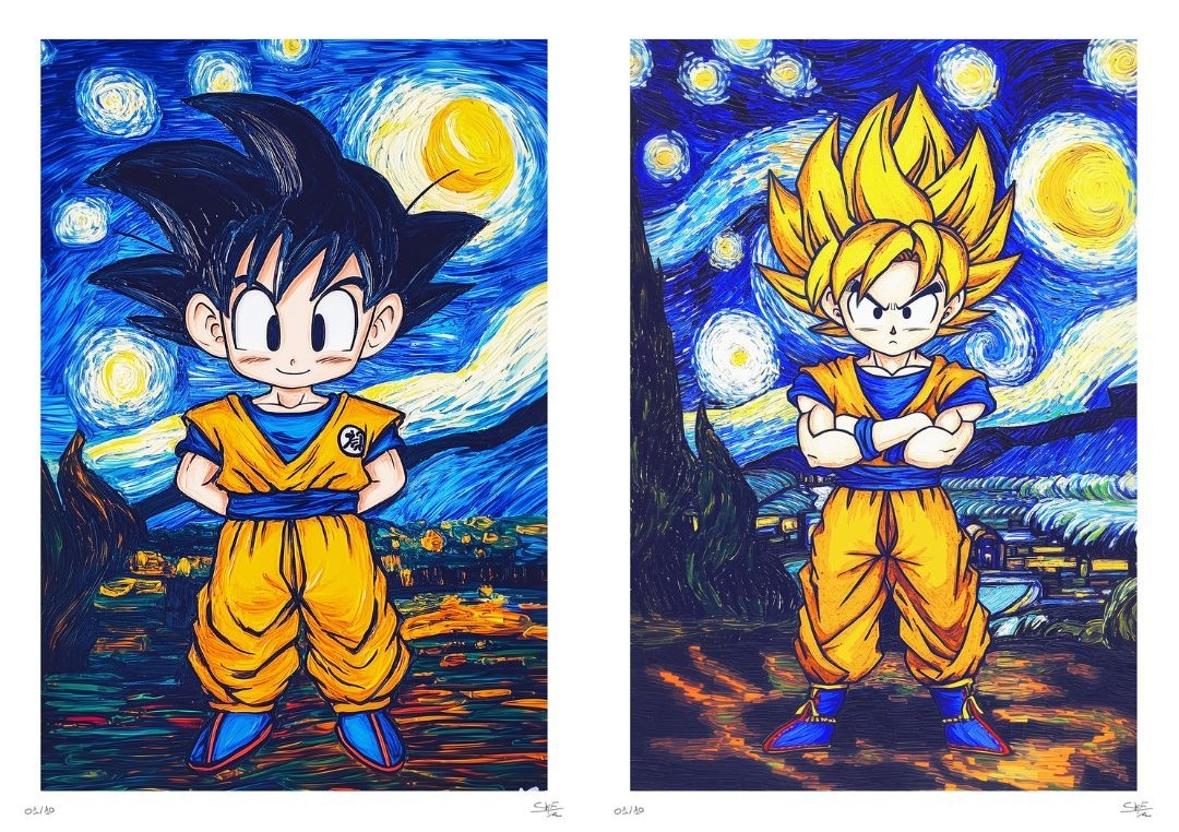 Ske, Goku Vs Super Saiyan Split - EA Ske, Goku Vs Super Saiyan Split - EA